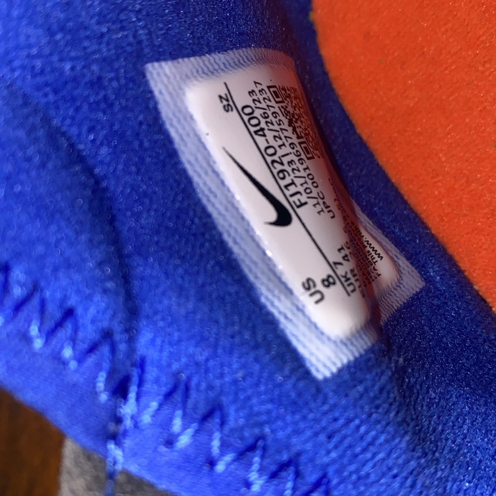 NWT Nike ACG Air Exploraid Hyper Royal Laser Orange Men's Size 8 mid heel Nike - Picture 5 of 7